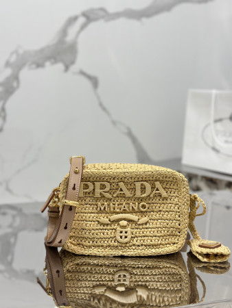 Pra*a crochet Pra*a brique bag color natural
