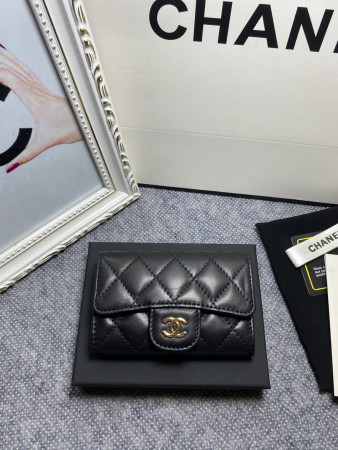Ch*el card holder 11.3 x 7.5 x 2.5 cm