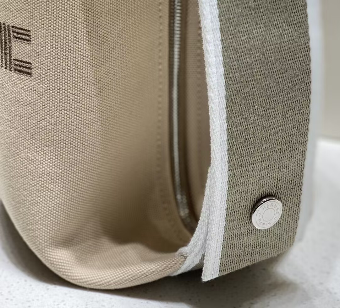 H**mes canvas bride-a-brac case toiletry pouch