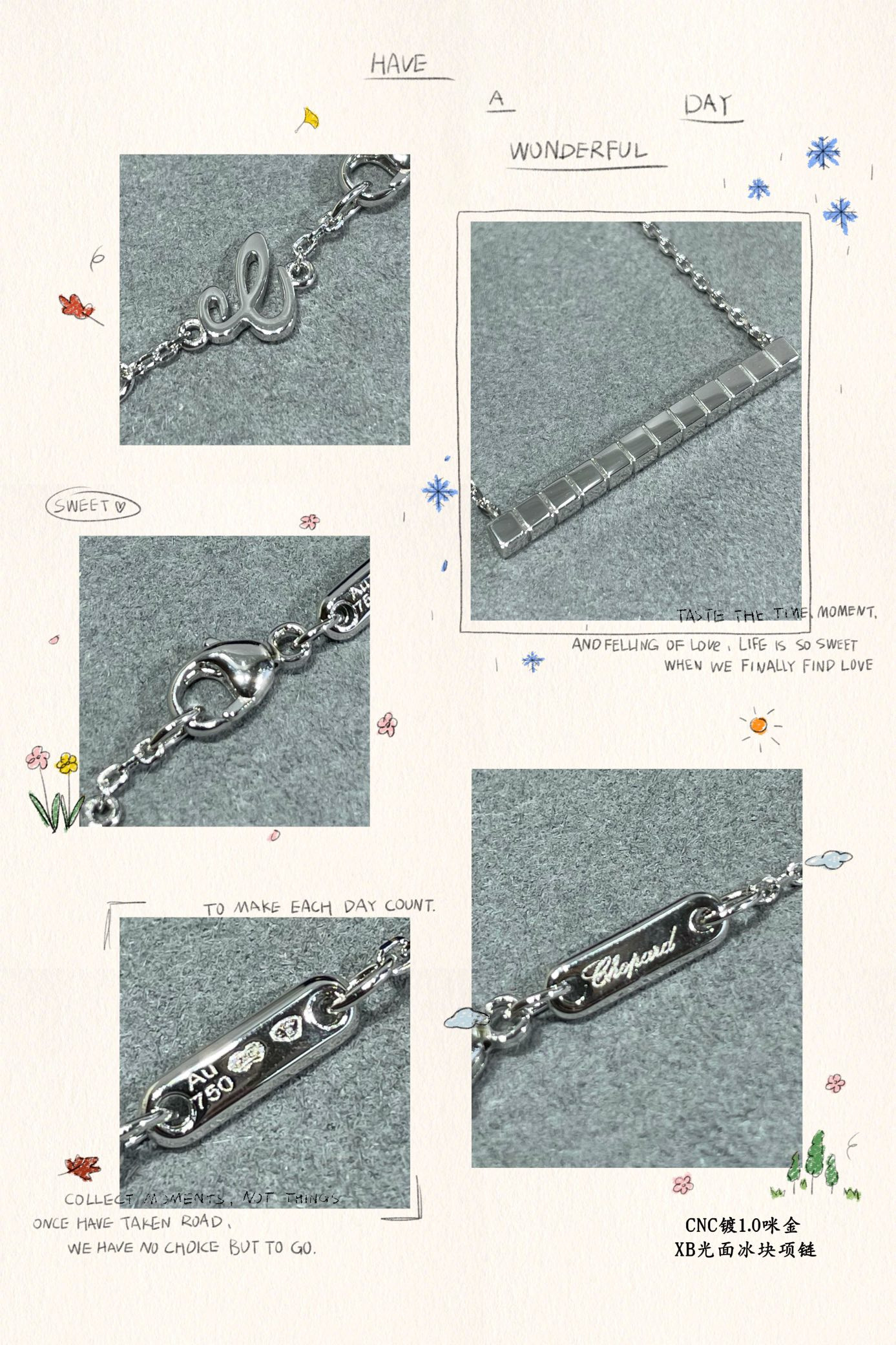 Chopard Smooth Ice Cube  Necklace