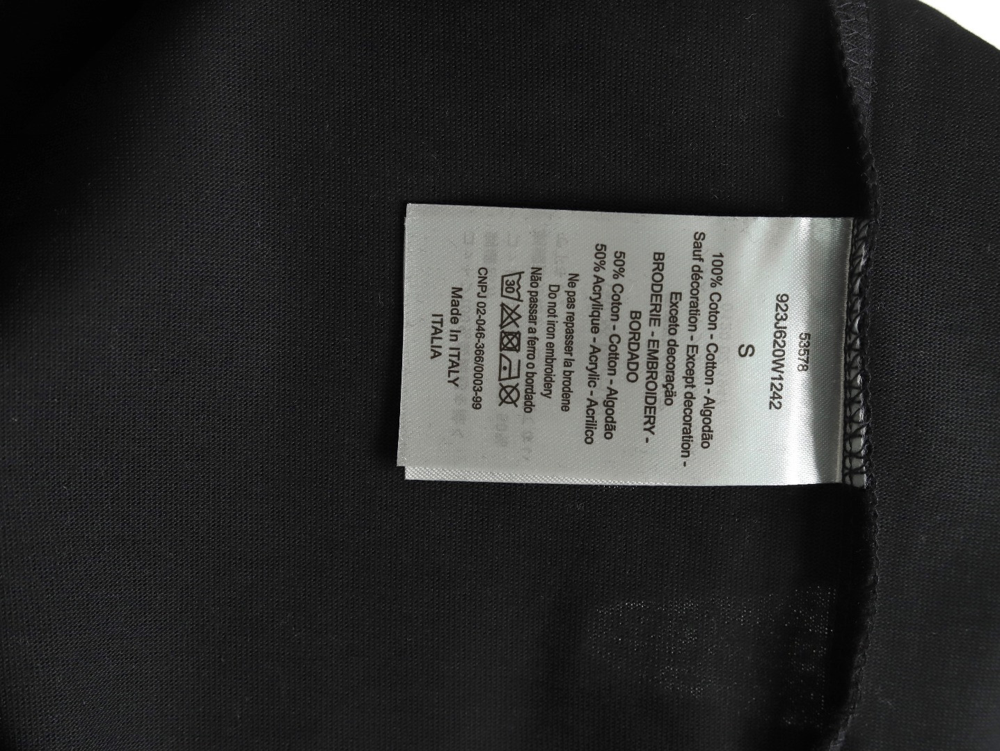 D*or x stone island 25ss short-sleeved t-shirt