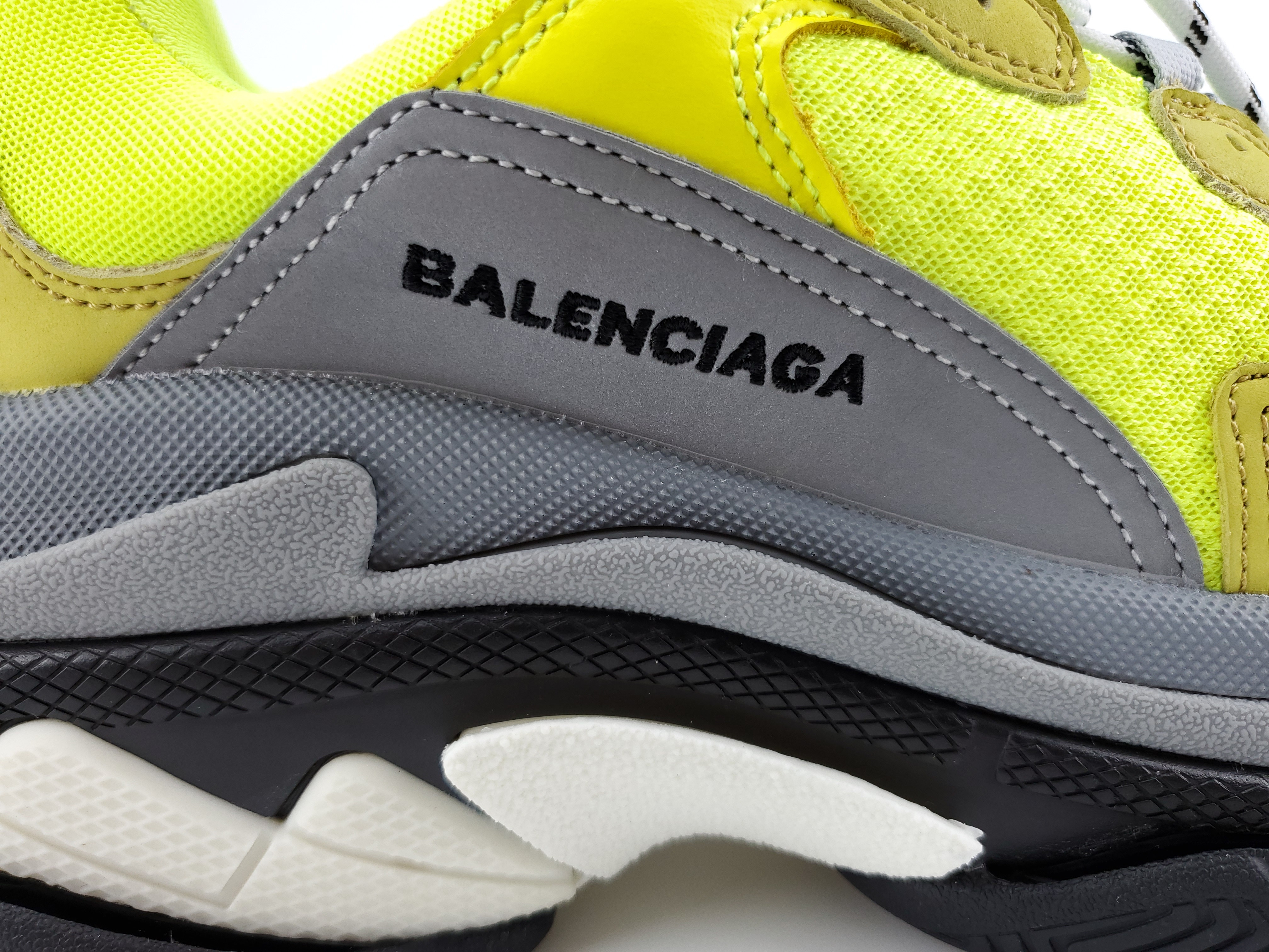 Balenciga Triple S Yellow Fluo