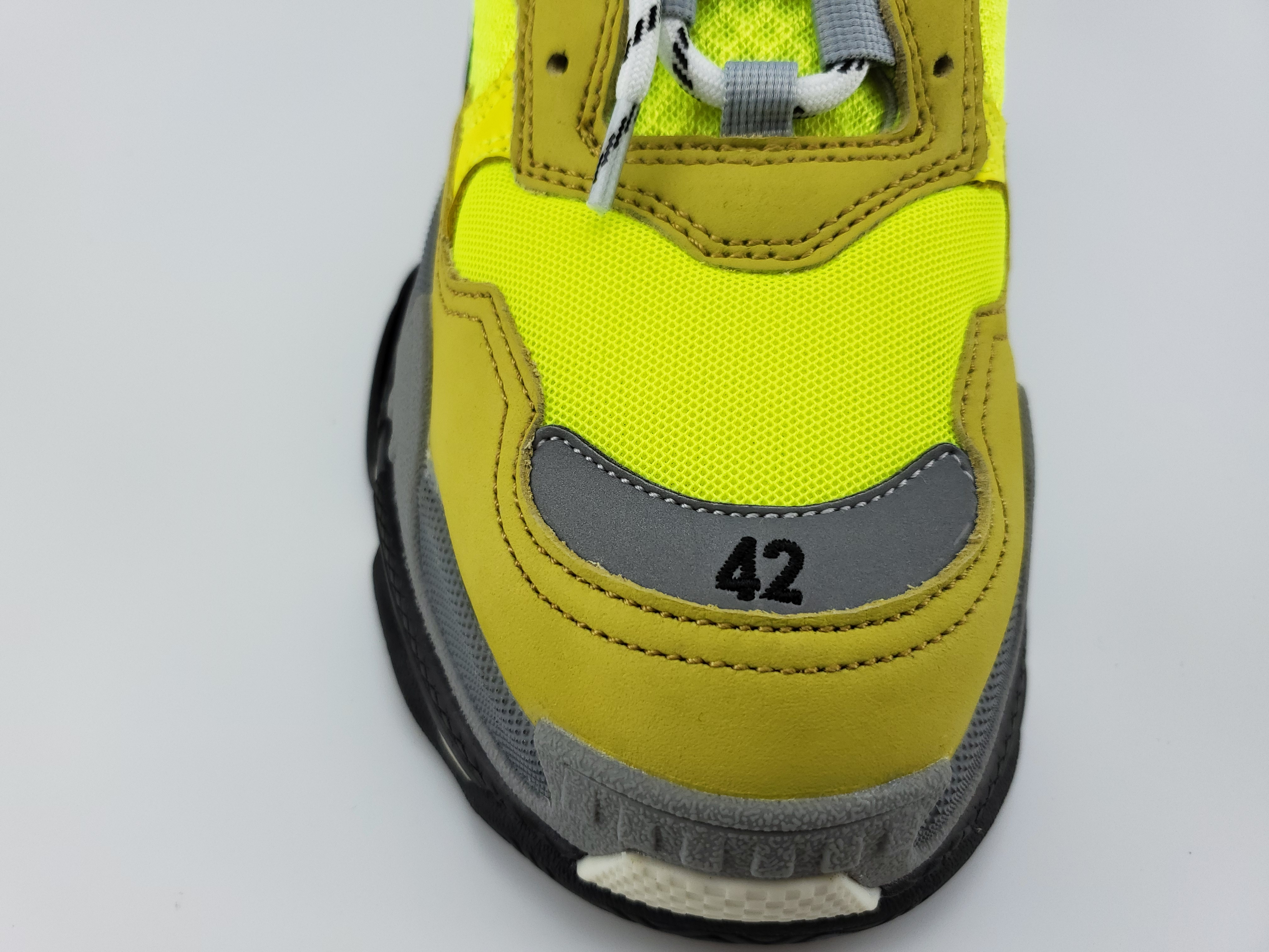 Balenciga Triple S Yellow Fluo