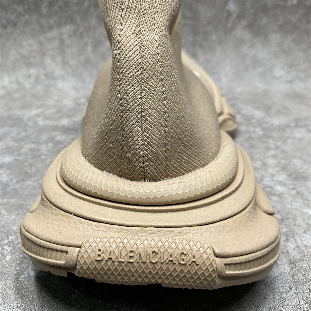 Balenciga 3XL Beige Sock Sneaker