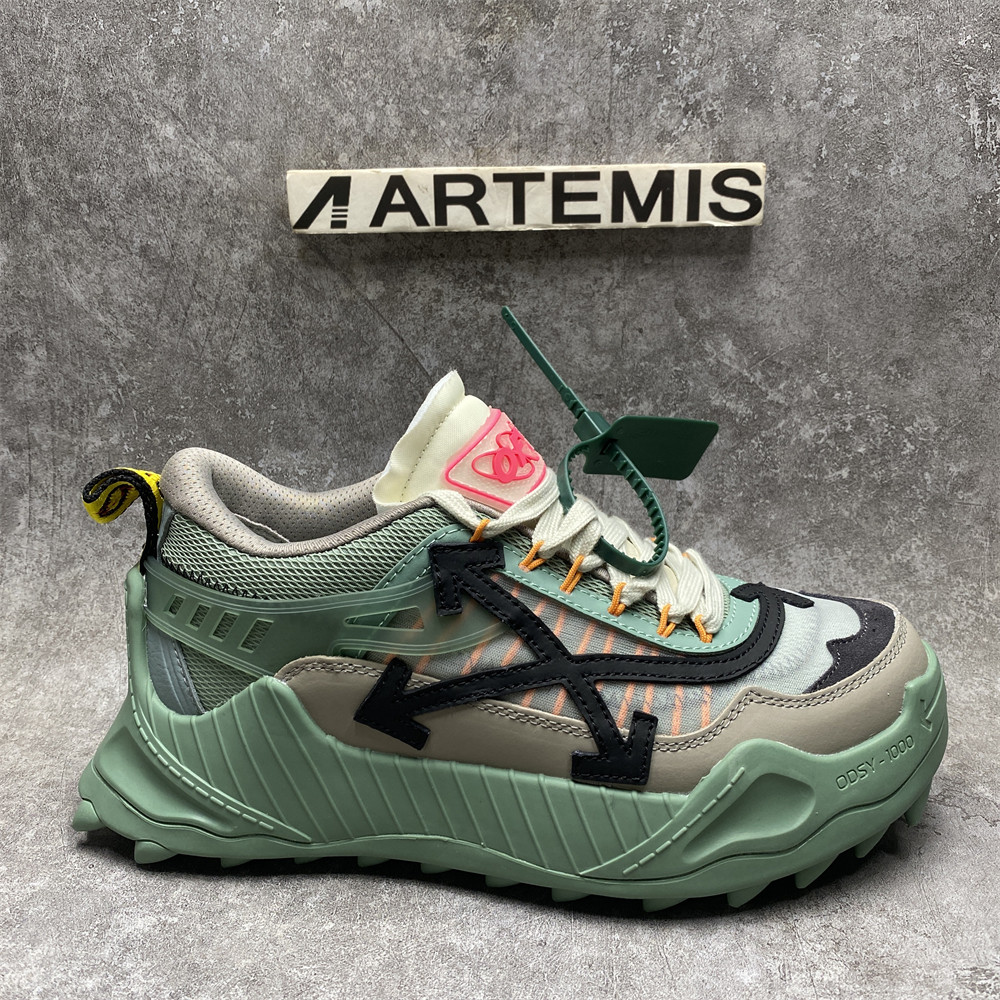 OFF-WHITE ODSY-1000 BLACK GREEN