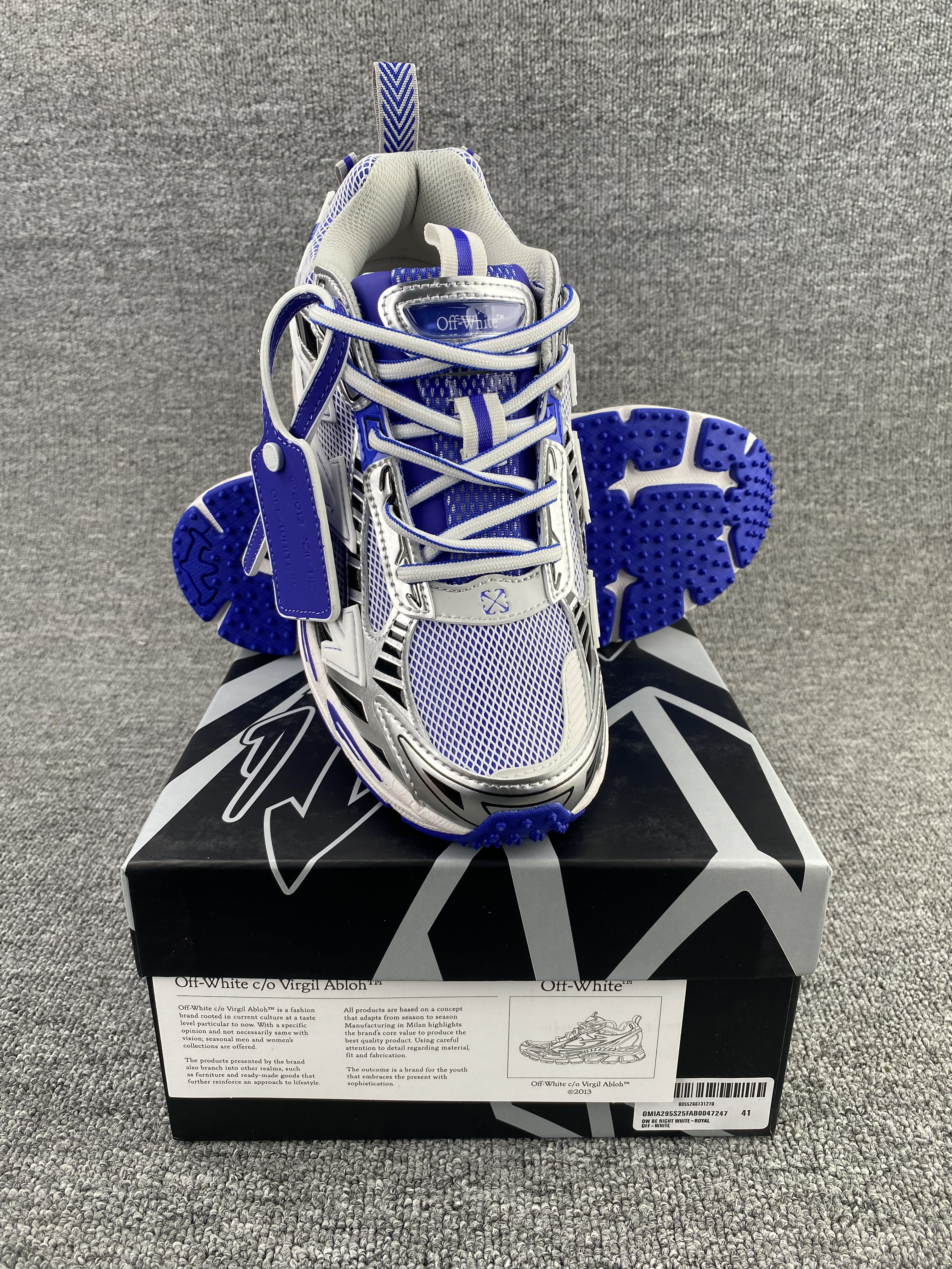 UA Off-White "BE RIGHT BACK"