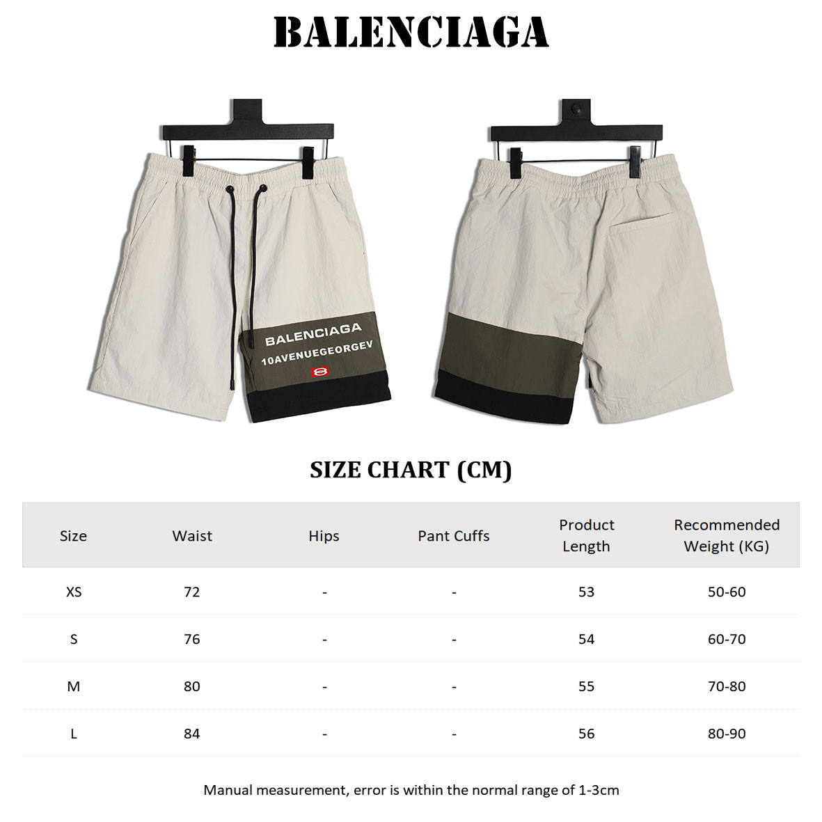 Ba*len*cia*ga shorts