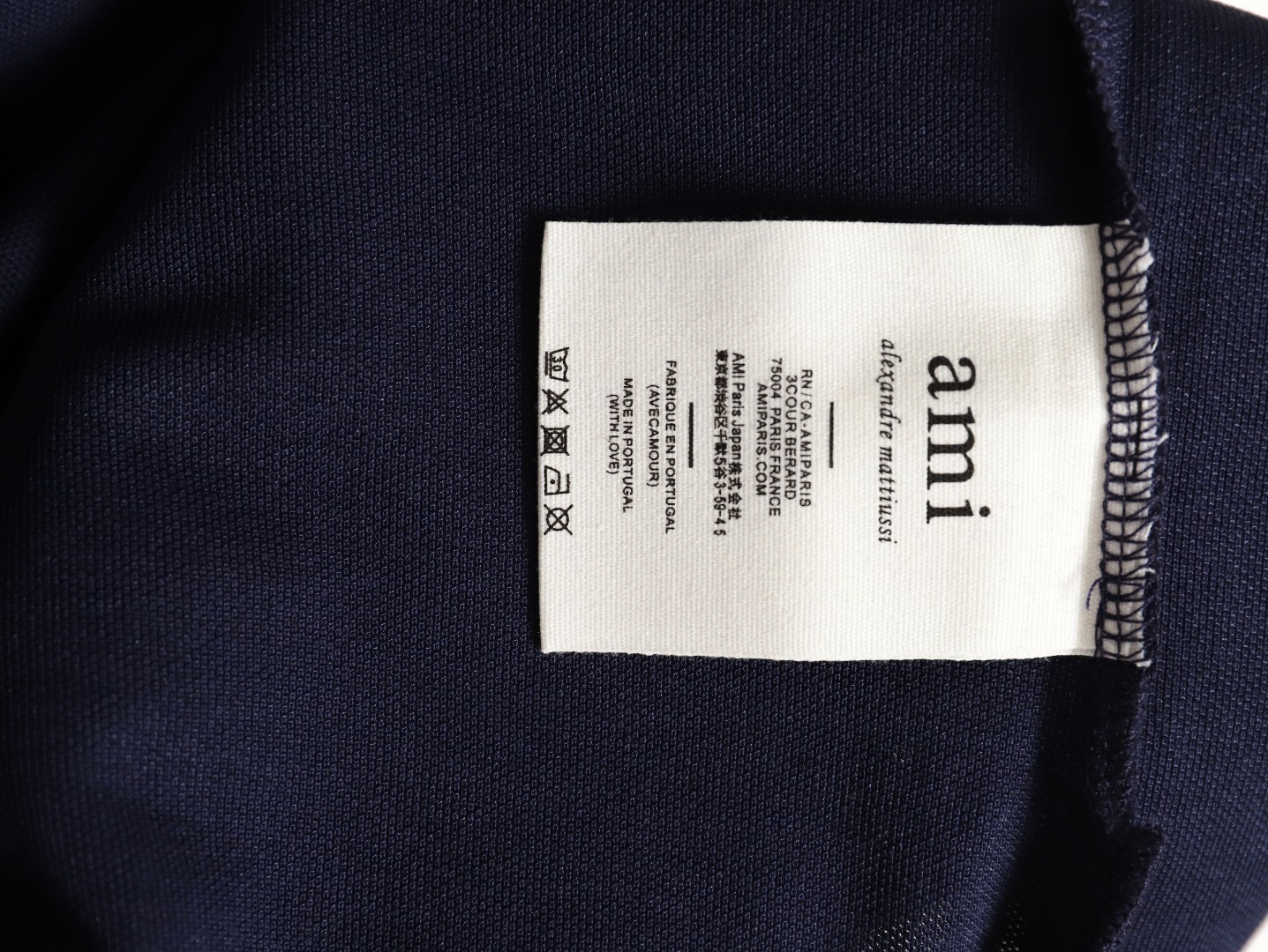 Ami 25SS Short-sleeved Polo shirt