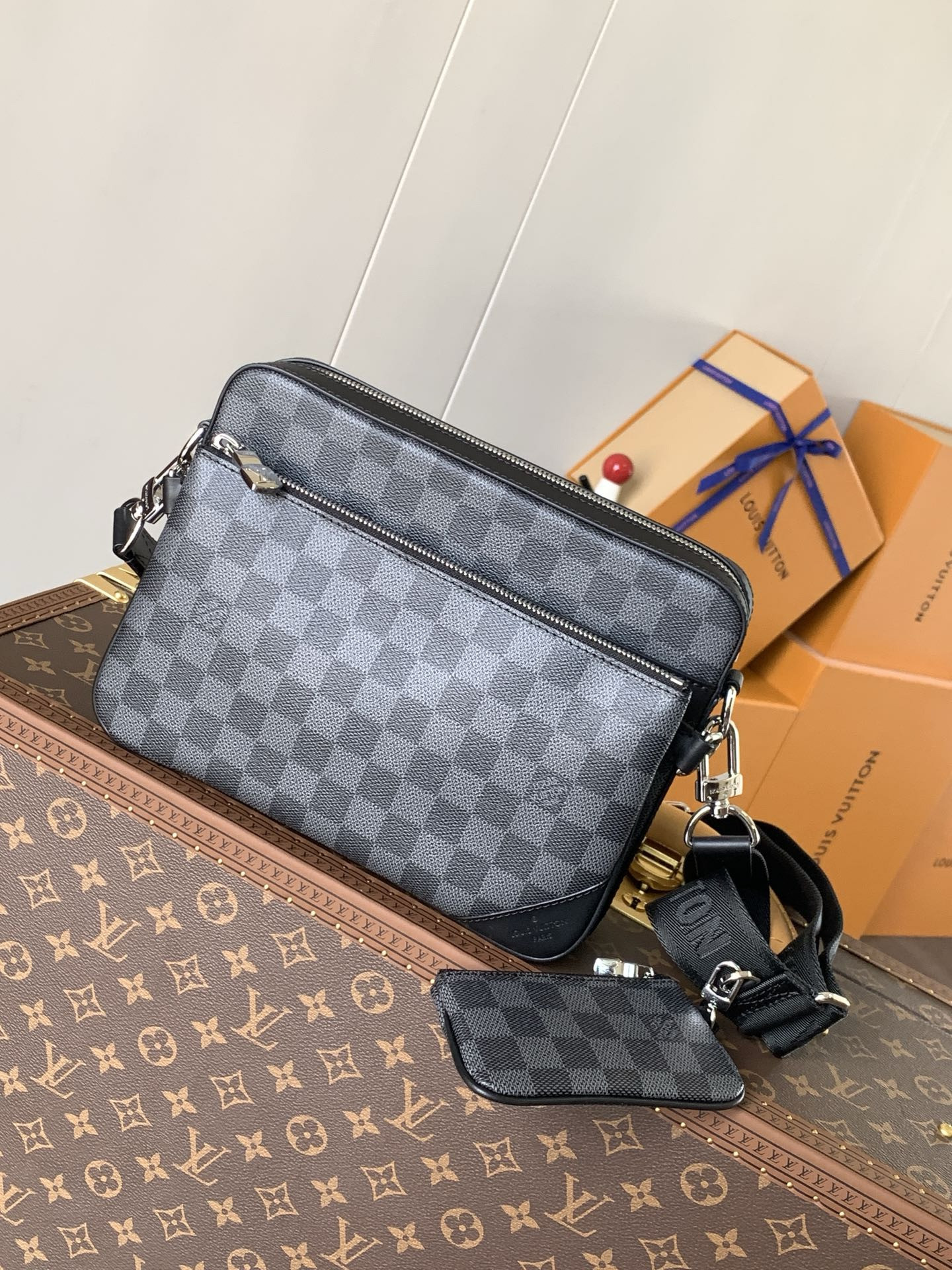 LV TRIO MESSENGER N40519 25x18.5x7cm