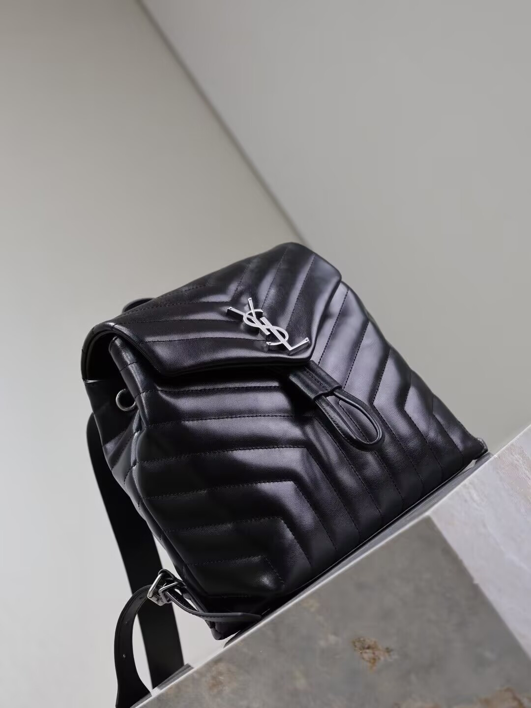 Y*L loulou backpack black 26x22x11cm
