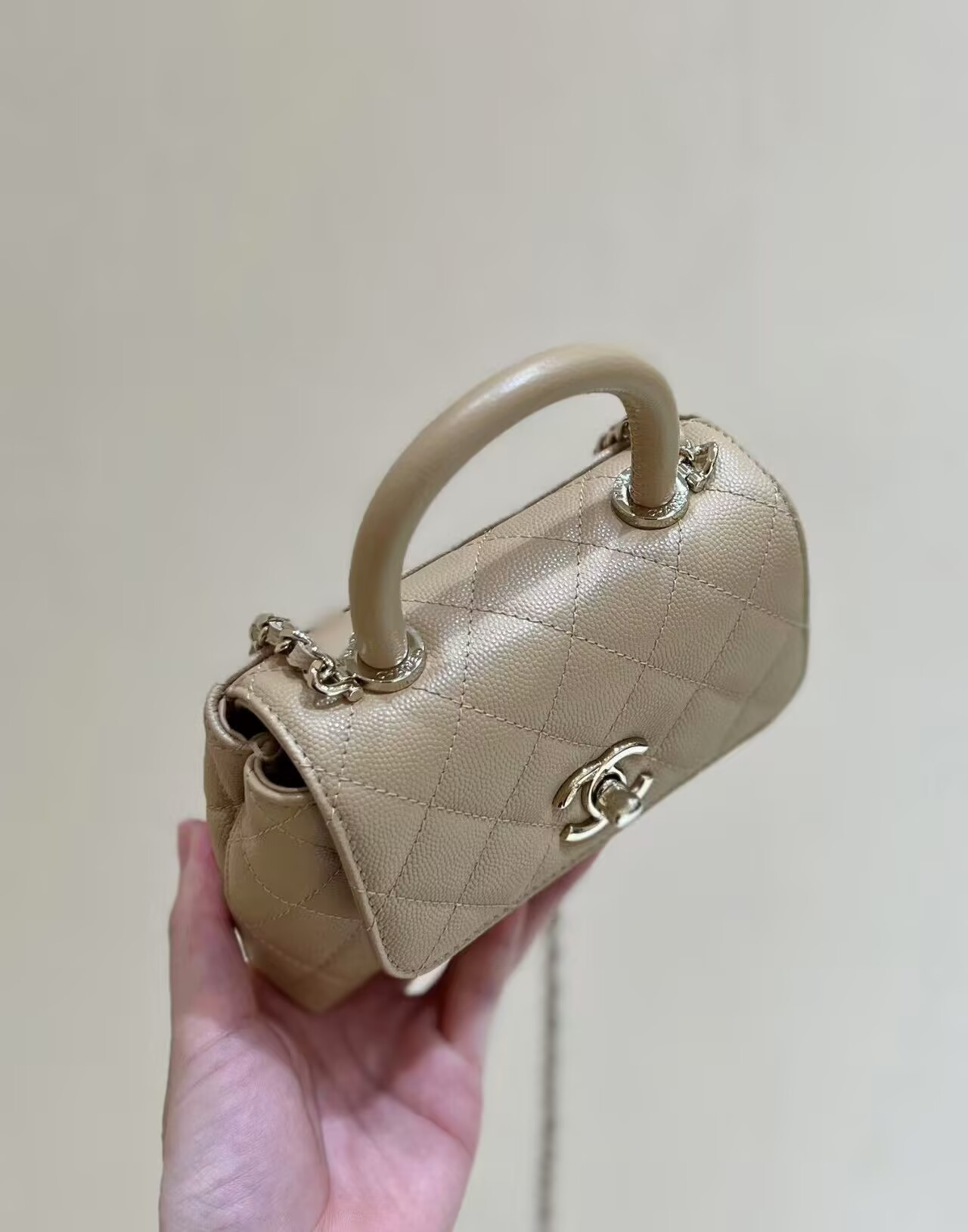 Ch*el coco handle nano 11.5x14.5x5.5cm
