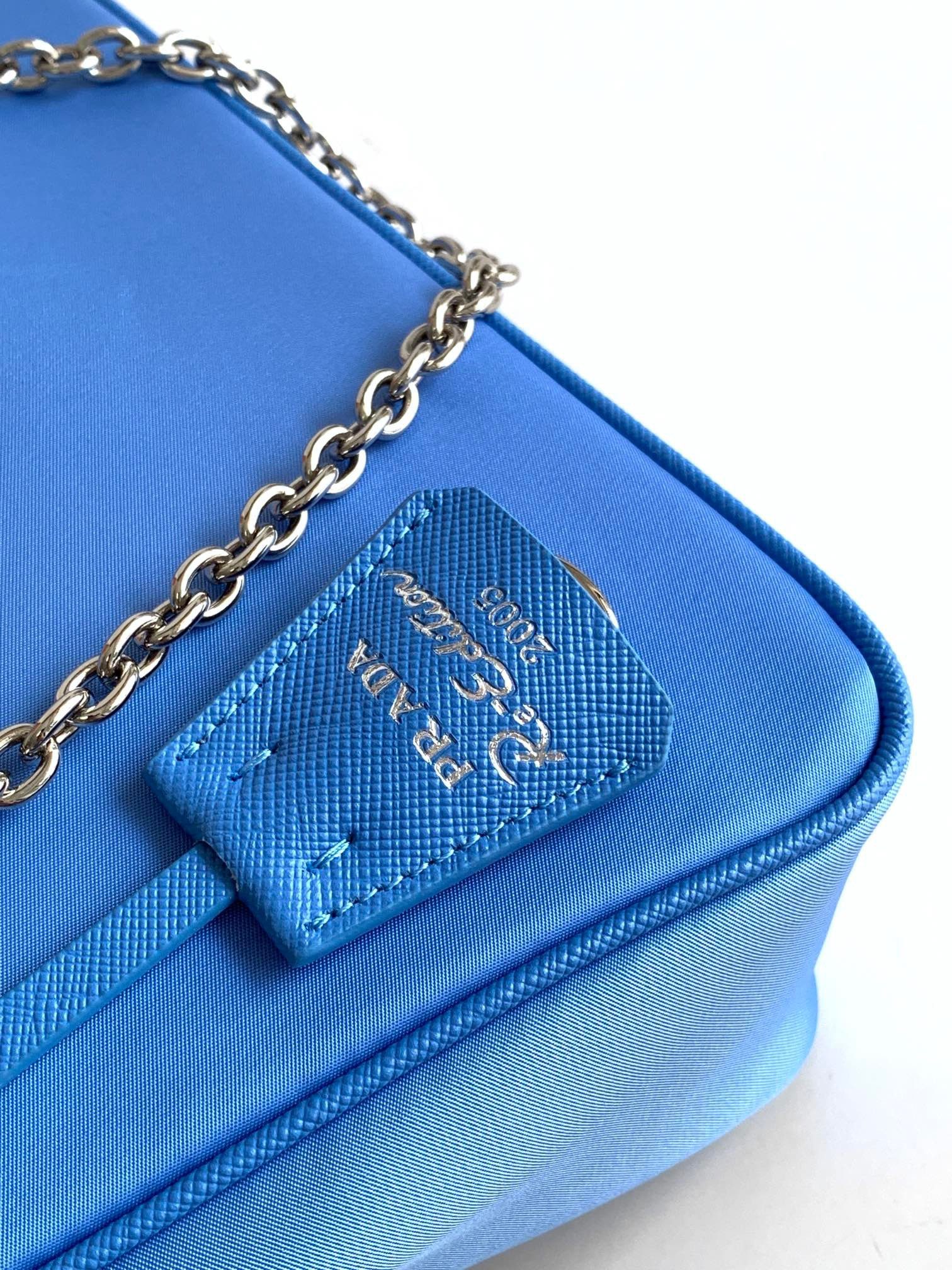 Pra*a re-edition 2005 re-nylon bag blue