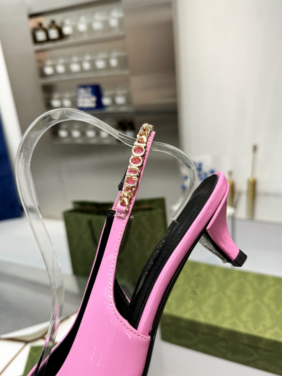 G*u*i signoria slingback pump mid-heel shoes
