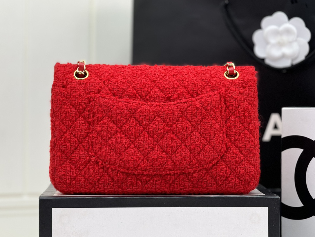 Ch*el mini classic 11.12 handbag 25 15.5 × 25.5 × 6.5 cm