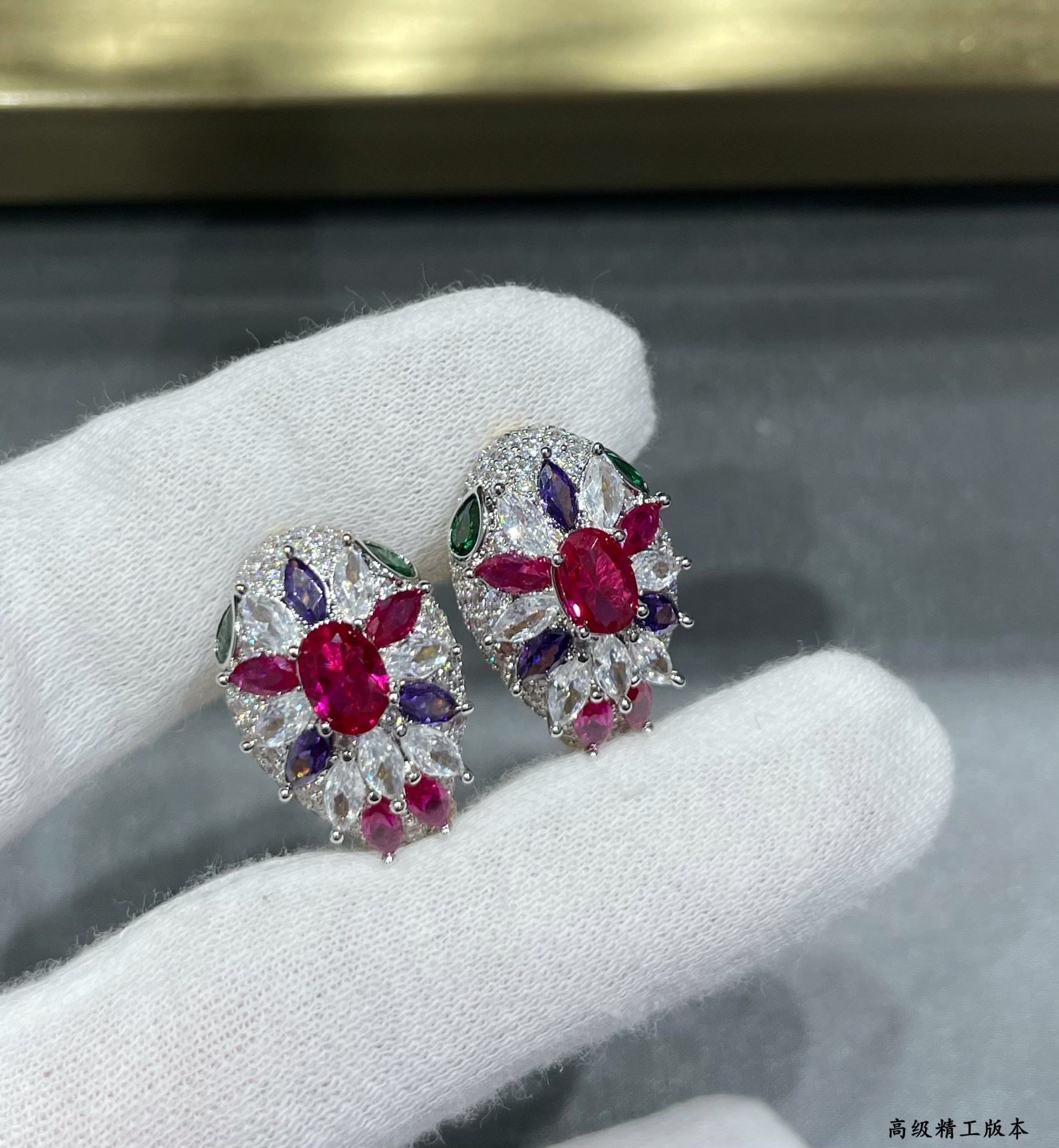 b*l*ai Di*m*nd princess snake earrings