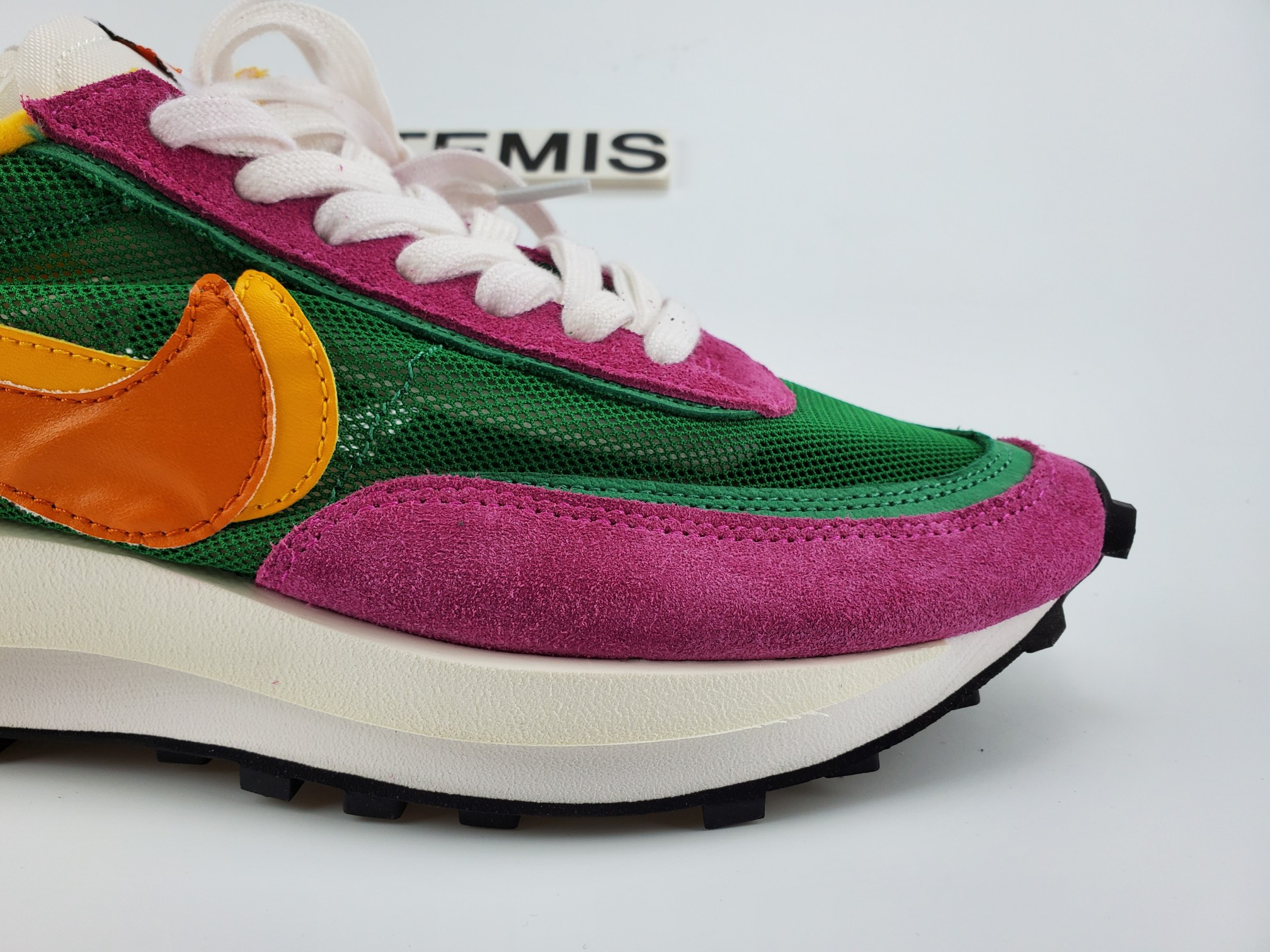 SACAI X NIKE LDWAFFLE “PINK GREEN”