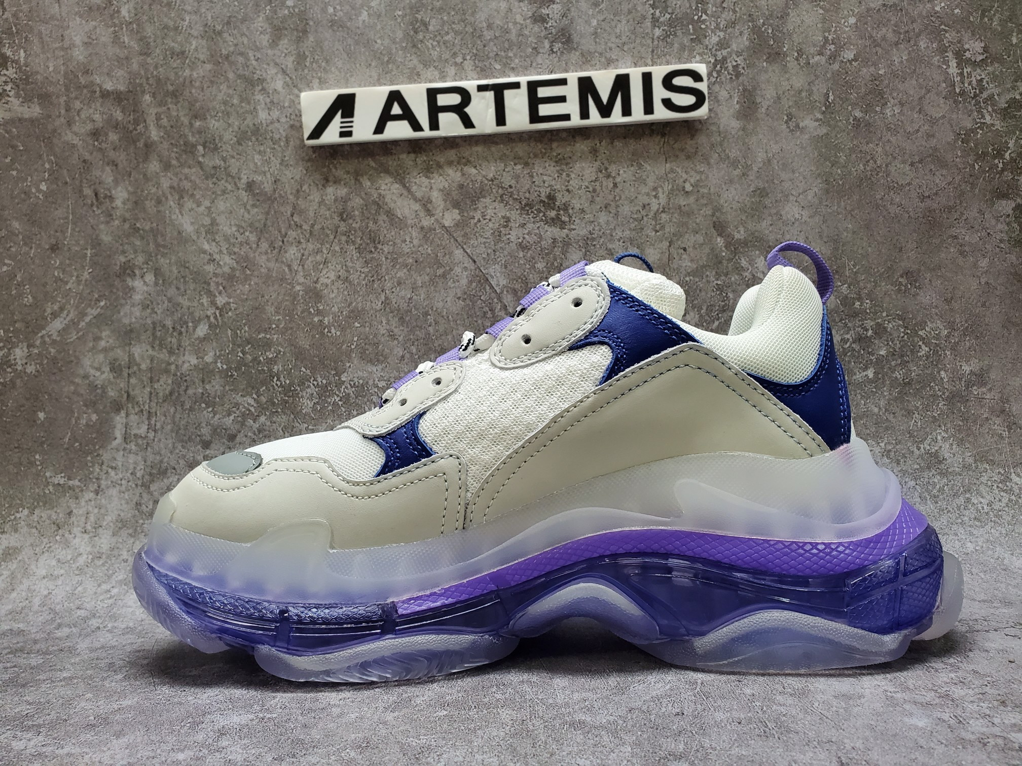 Balenciga Triple S White Purple