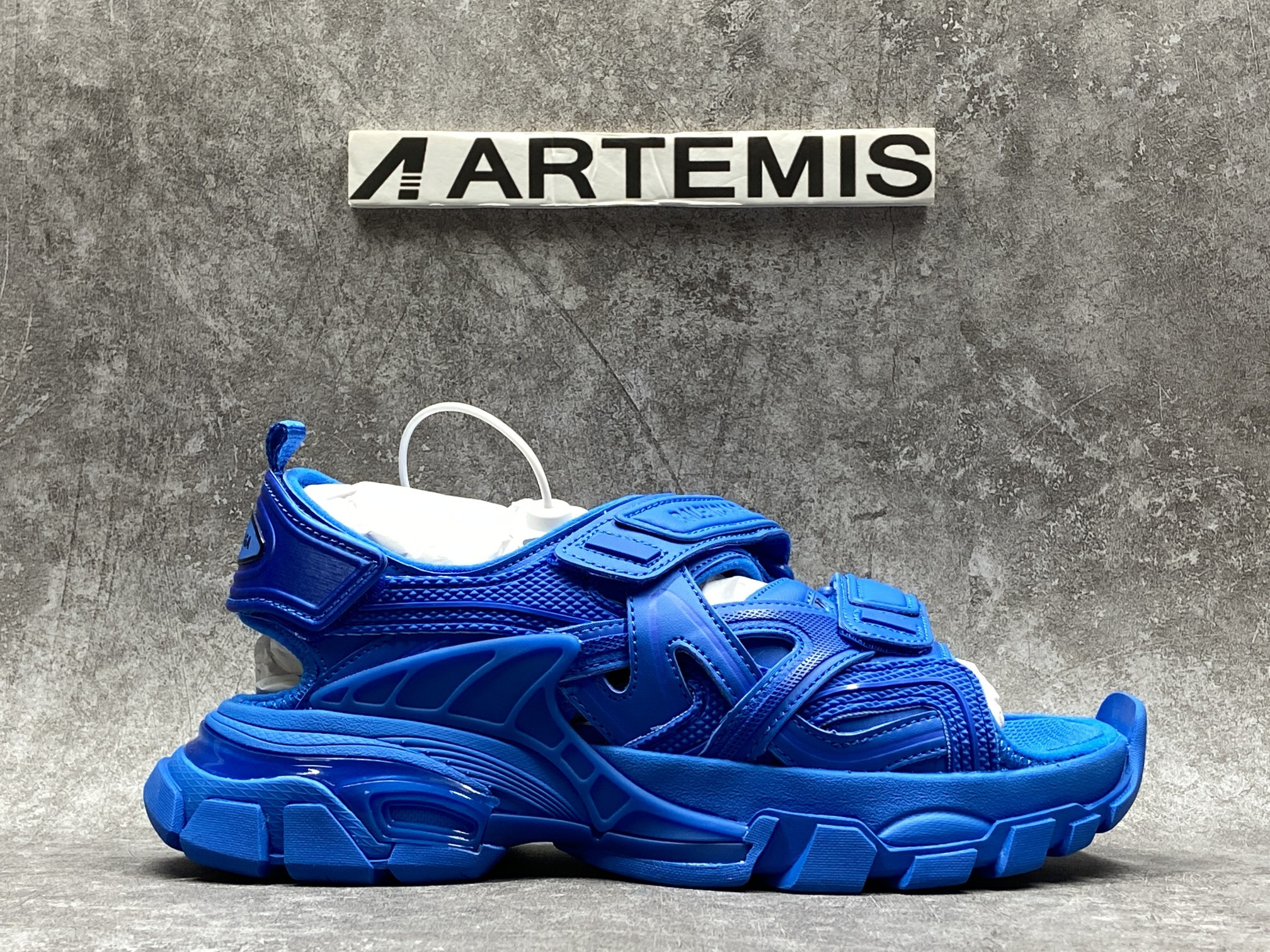 Balenciga Track Sandal Blue