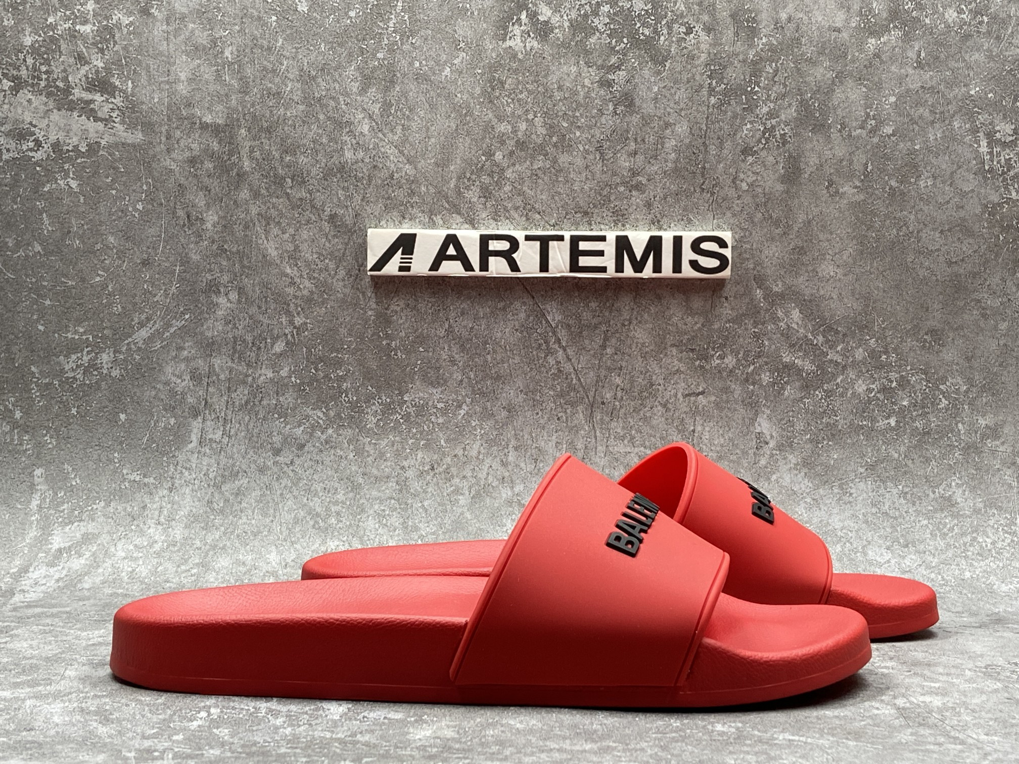 Balenciga Pool Slide Red