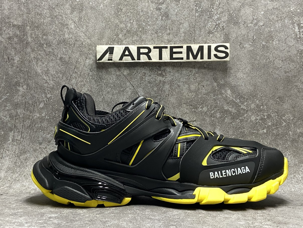 Balenciga Track Sneaker Black Yellow
