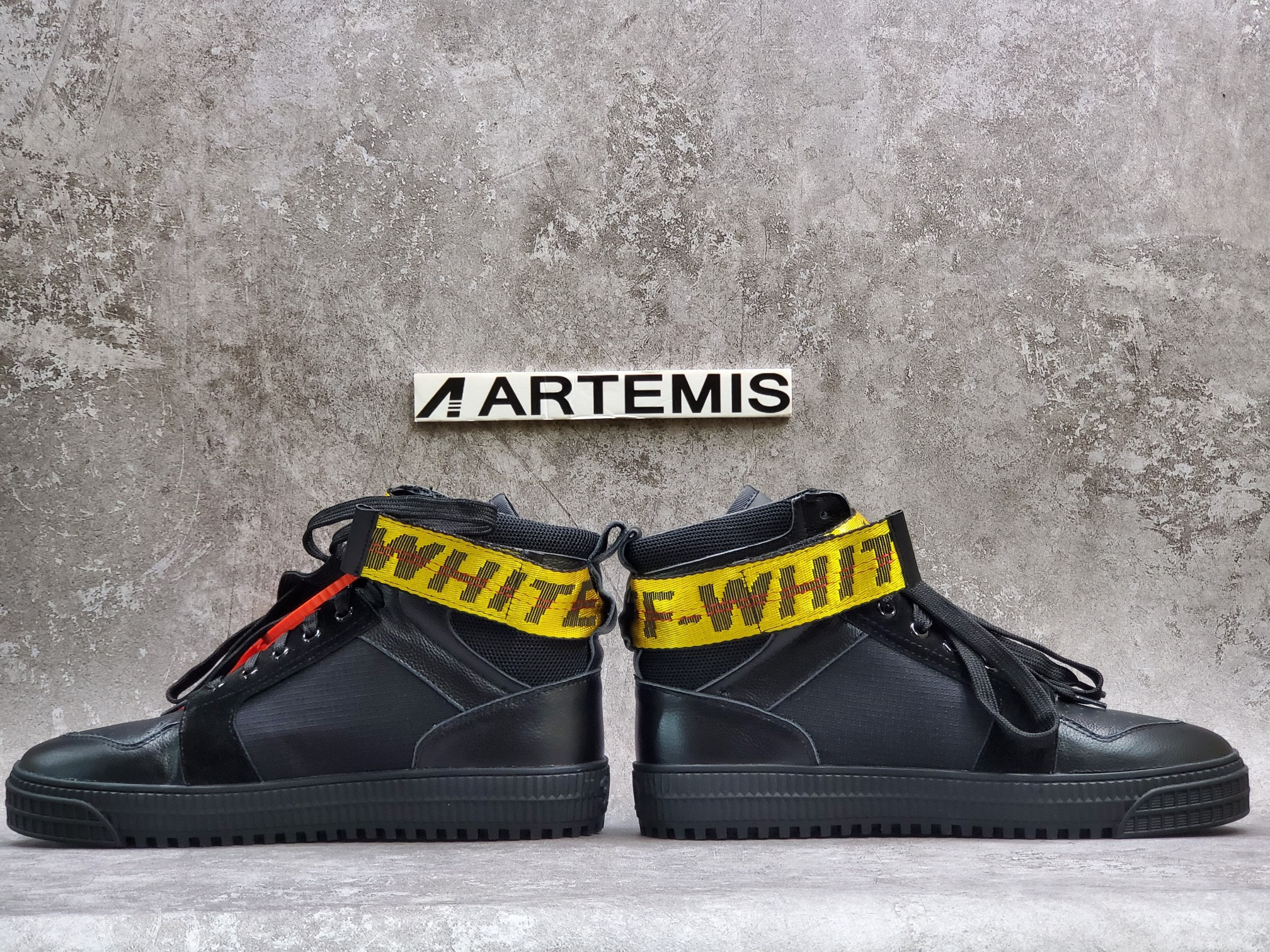 OFF-WHITE Industrial Hi Top Black