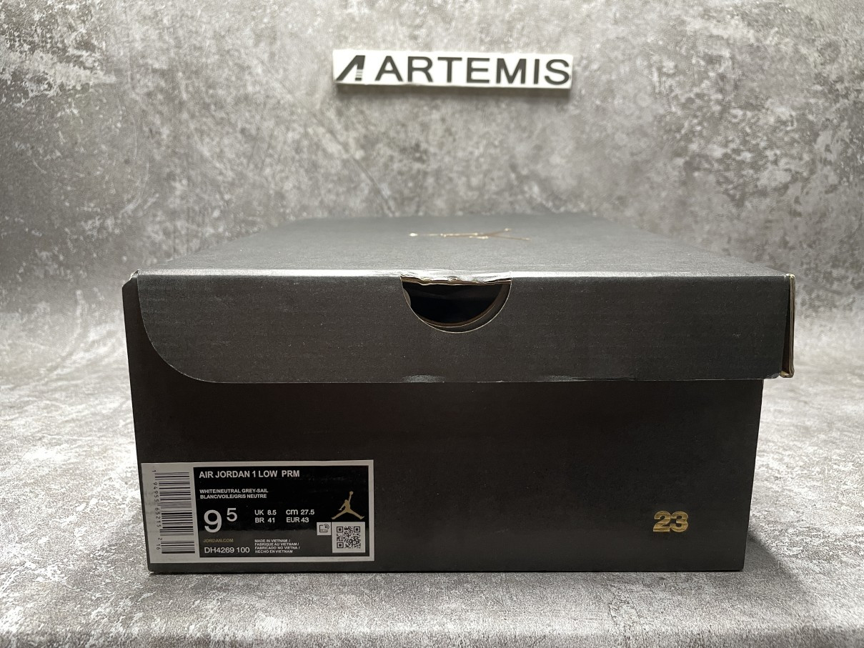 Air Jordan 1 Low PRM Smoke Grey Elephant