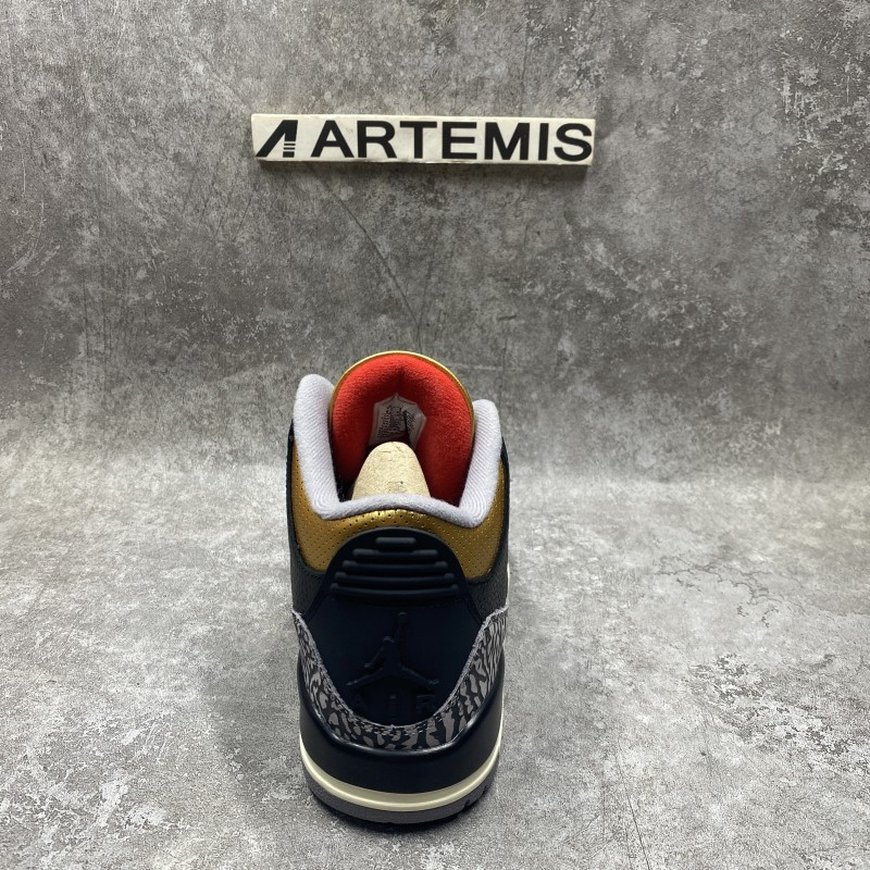Air Jordan 3 Retro Black Gold