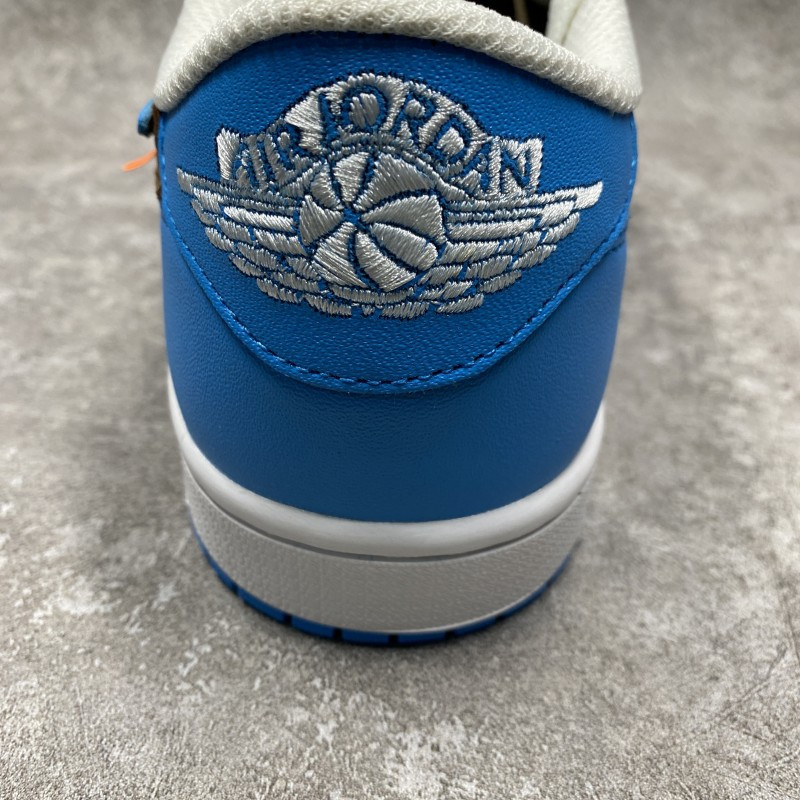 Off-White x Air Jordan 1 Low UNC Blue