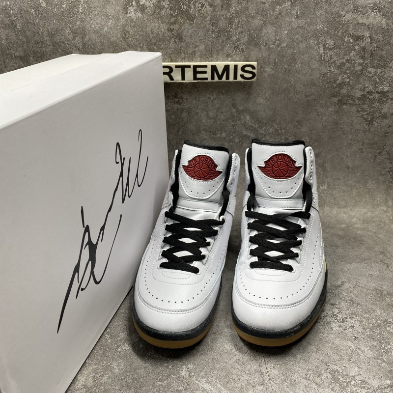 Air Jordan 2 Retro Low Sp Off-White White Red