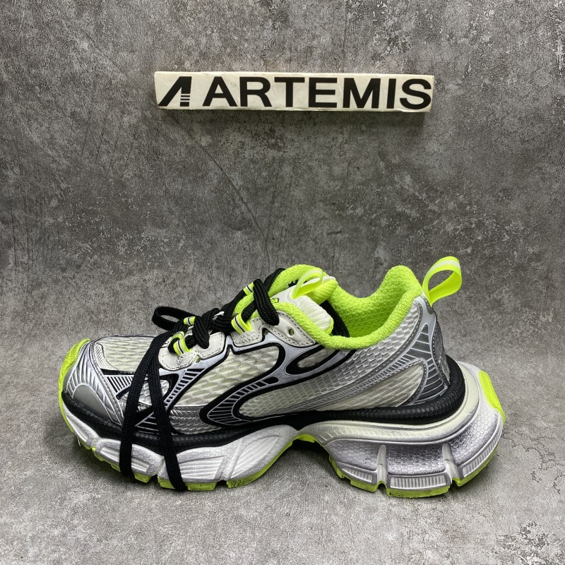 Balenciga  3xl Sneakers In Silver Green
