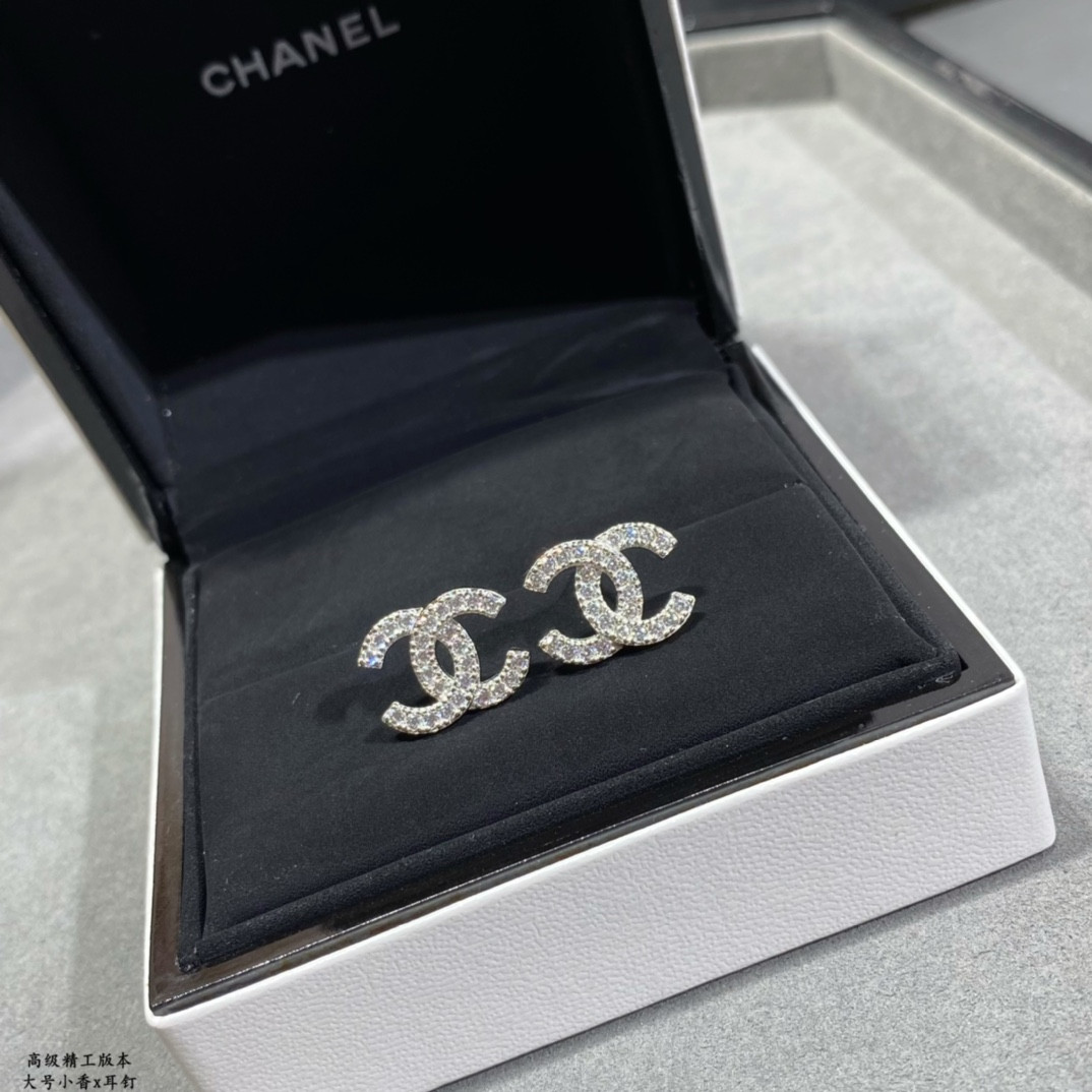 Ch*el large Ch*el earrings