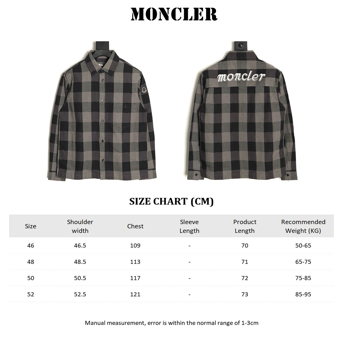 Moncler 25Fw Long-sleeved Shirts