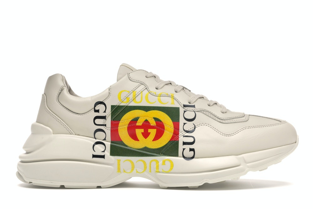 G*u*i rhyton logo ivory