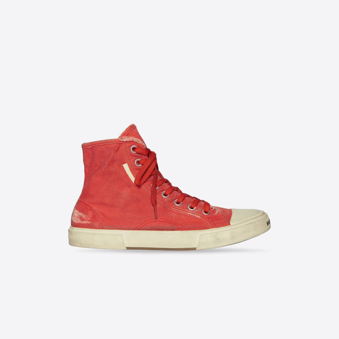 PARIS HIGH TOP SNEAKER IN RED