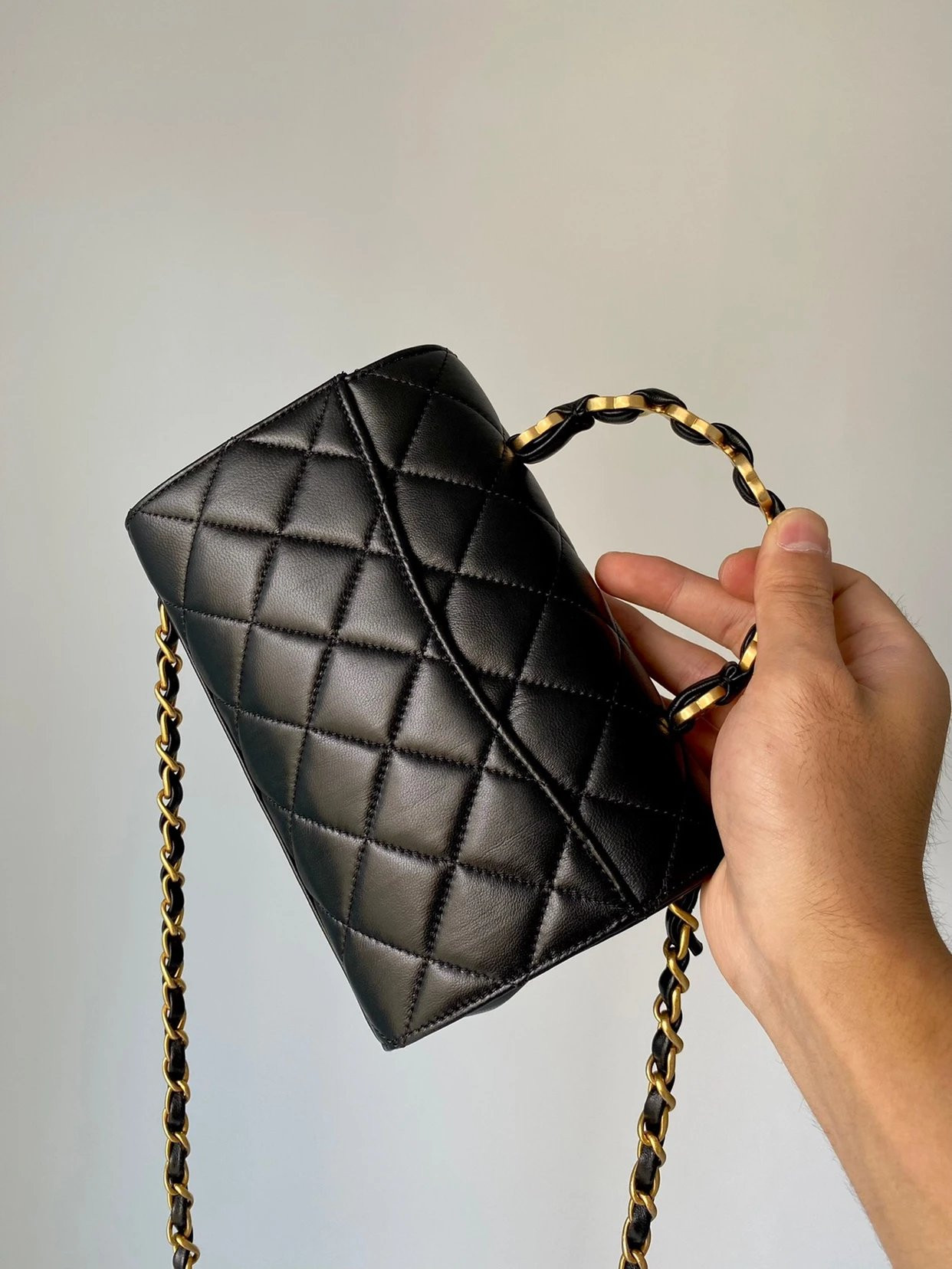 Ch*el mini flap bag 19.5cm