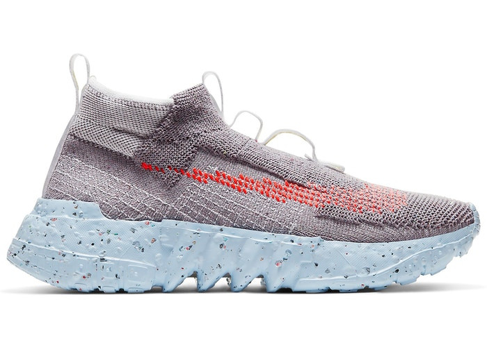 Nike Space Hippie 02 Vast Grey Hyper Crimson