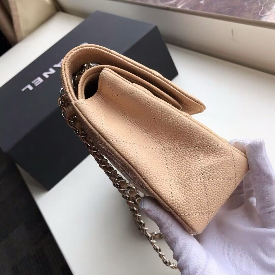Ch*el classic flaps mediun caviar leather