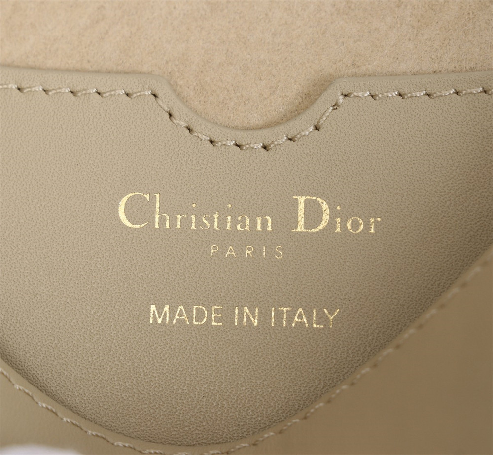 medium D*or bobby bag beige box calfskin
