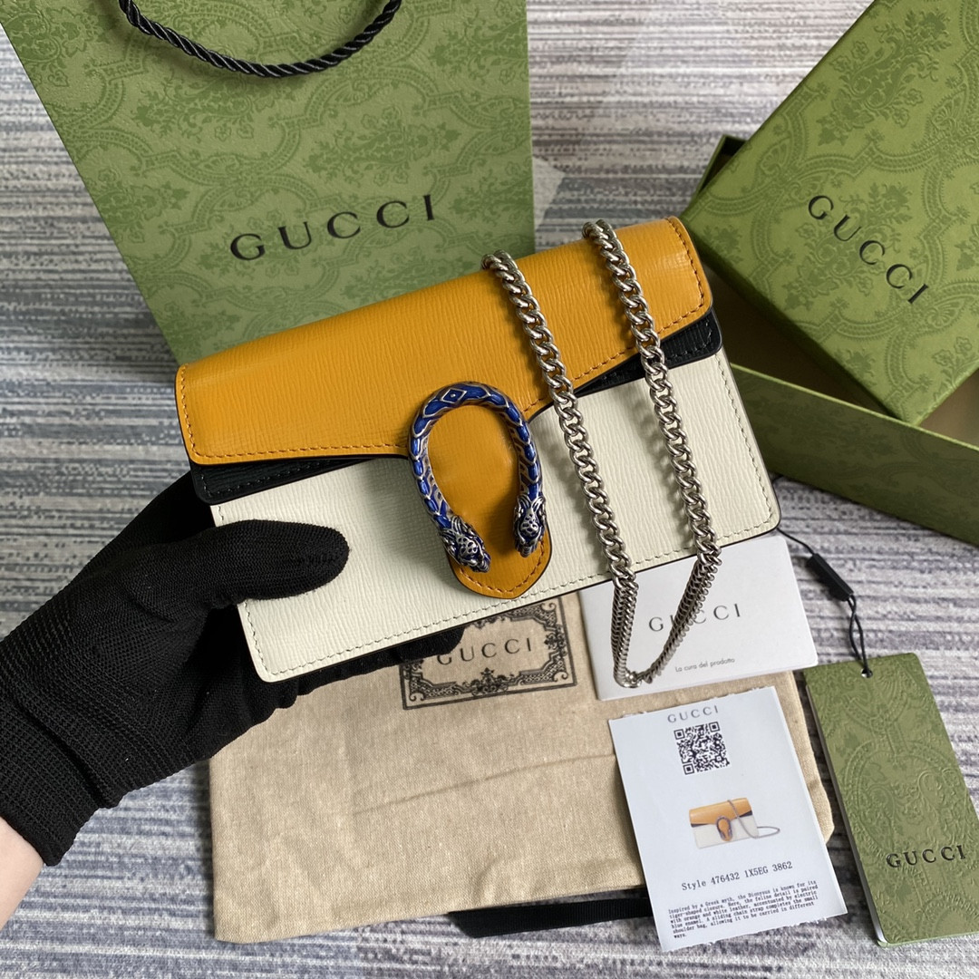 g*u*i dionysus S*p*e S*per mini bag 6.5"wx3.9"hx1.6"d