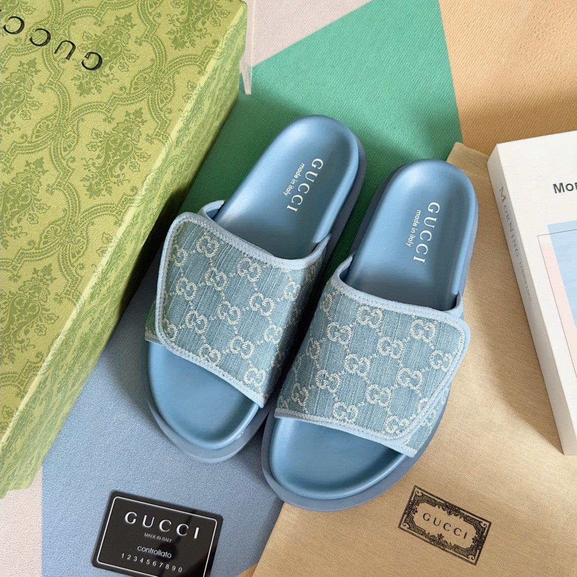 ua G*u*i gg slide sandal