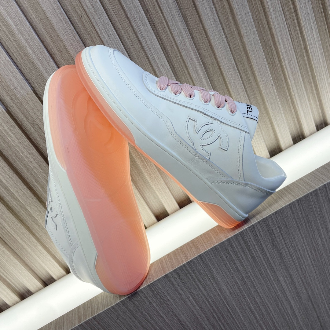 ua Ch*el sneakers calfskin
