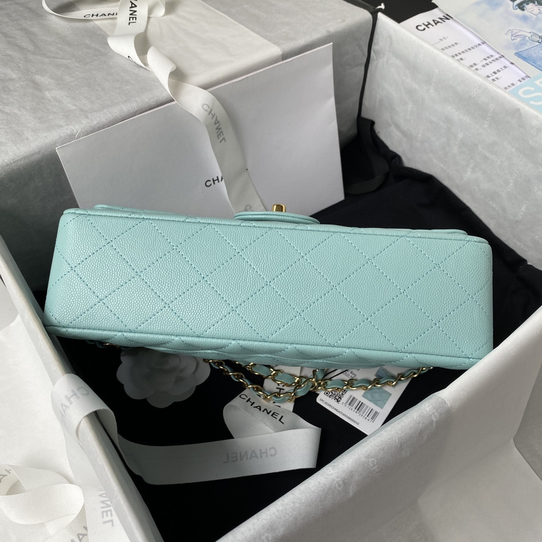 Ch*el classic flap bag 15.5×25.5×6.5cm