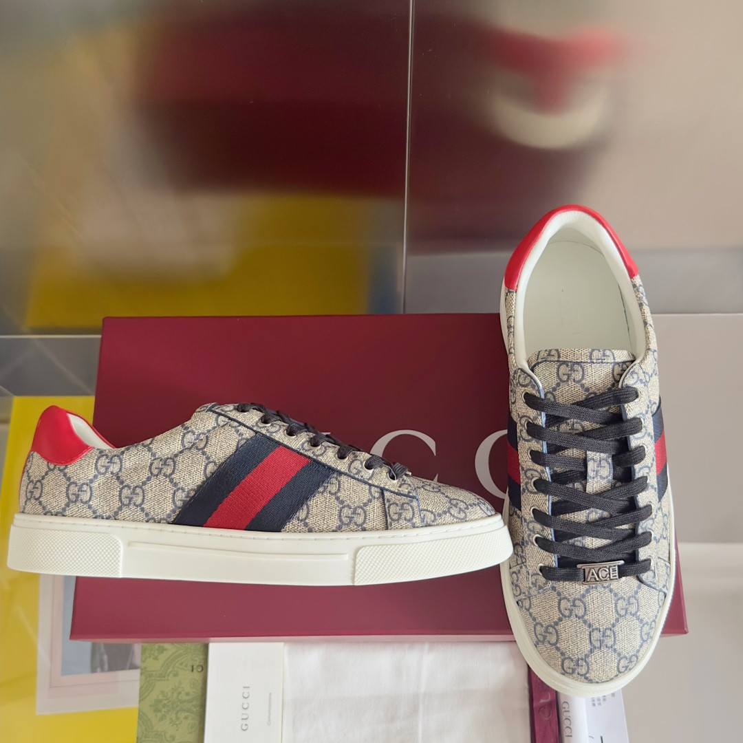 ua G*u*i ace sneaker with web