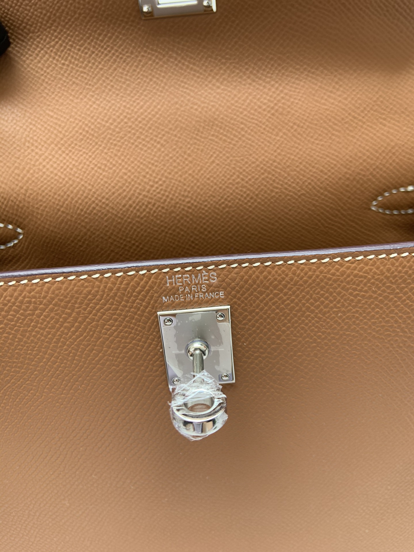 HERMÈS Kelly Silver-tone Hardware 25 28