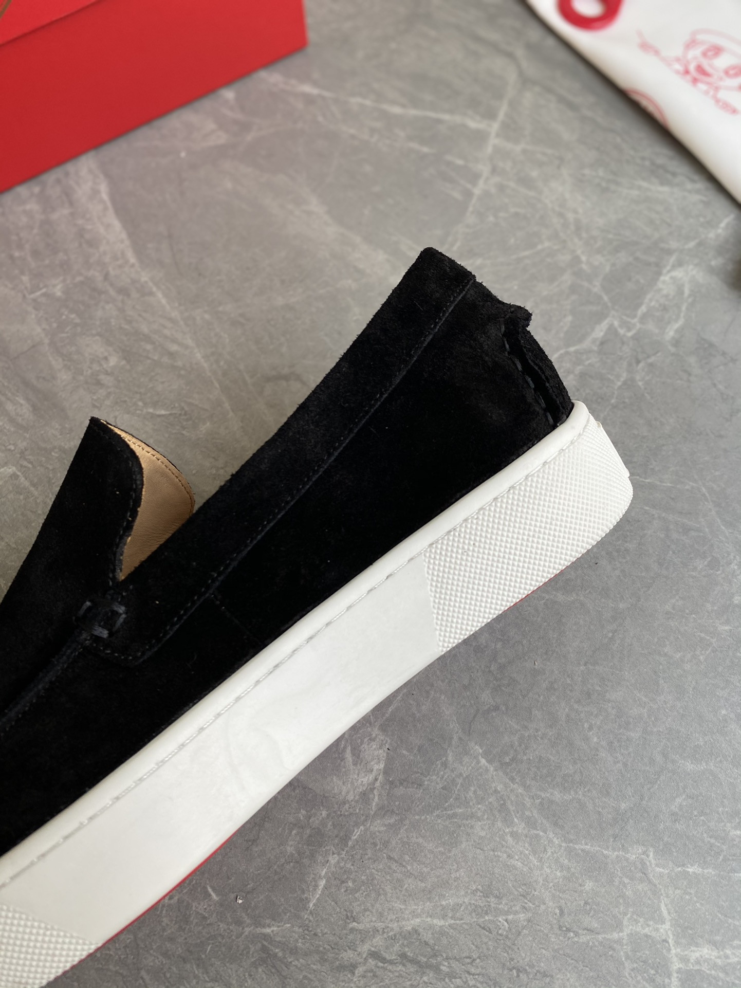 ua Ch**an louboutin thick-soled loafers