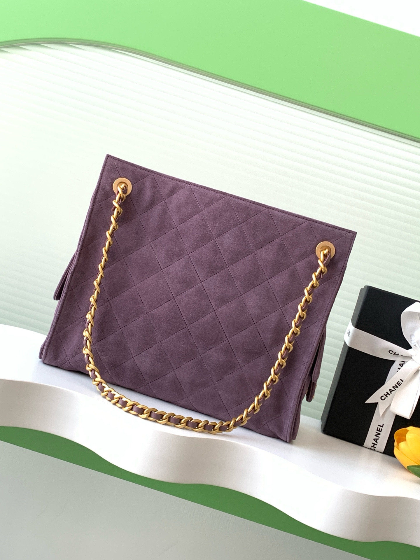 Ch*el shopping bag hobo 26x31x13cm