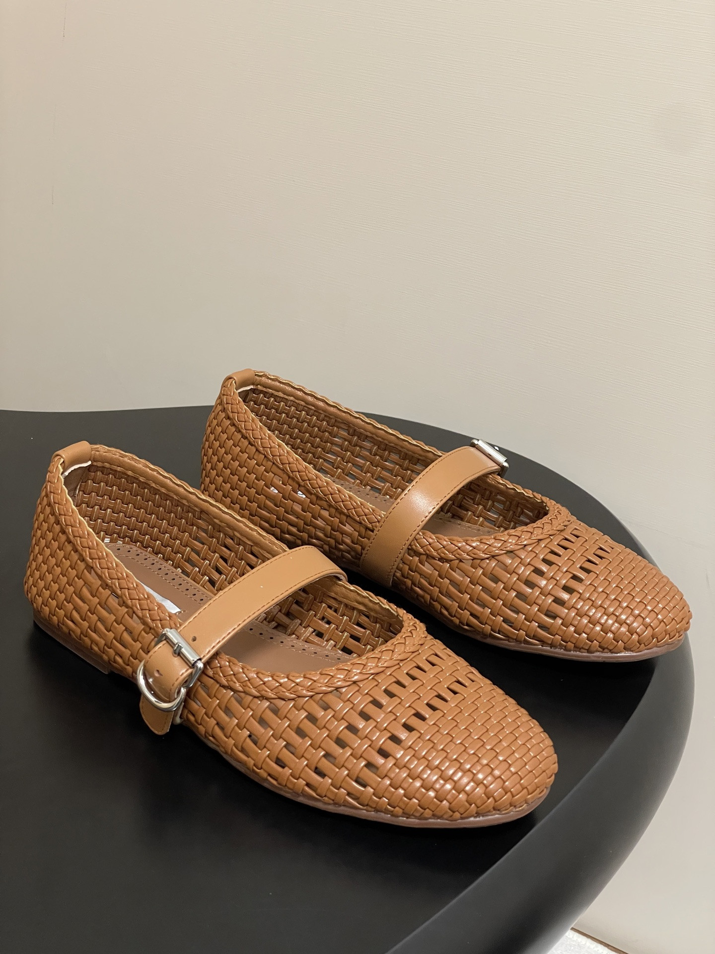 UA Alaïa Hollow Woven Mary Jane Flats(Customized Size 7-10 days production time)