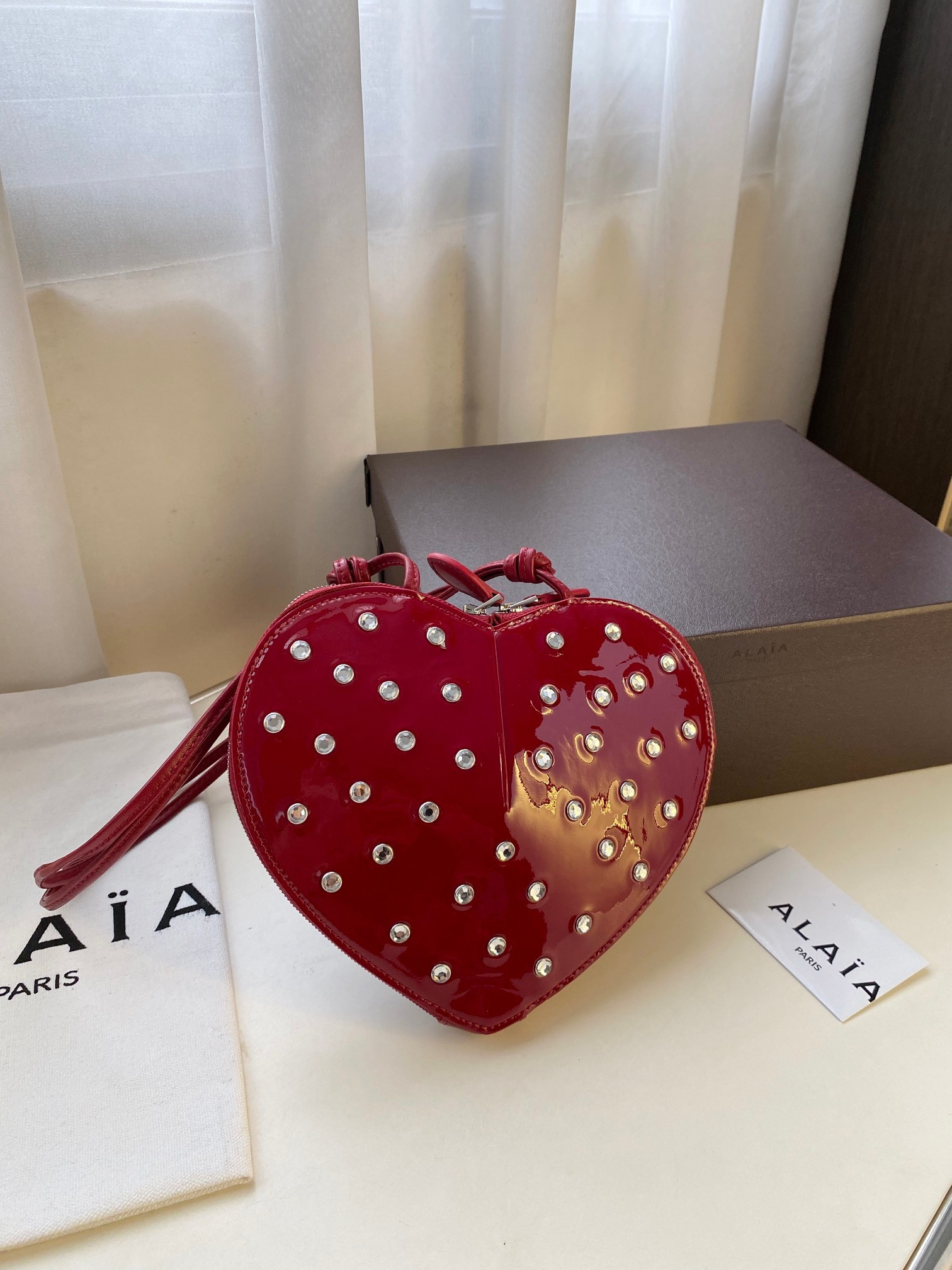 ALAÏA Le Coeur Heart Bag 18.5x20.5x5cm