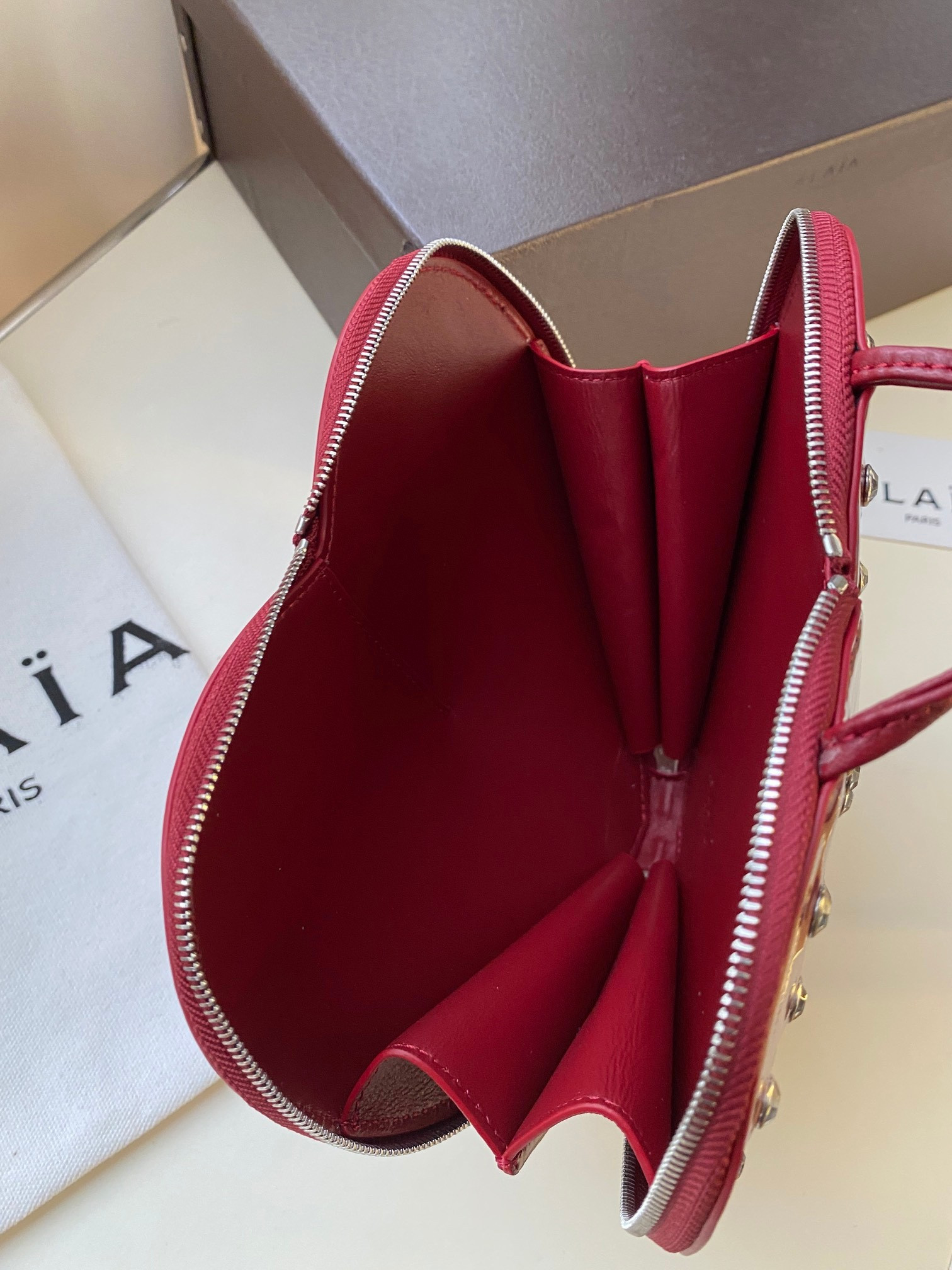 ALAÏA Le Coeur Heart Bag 18.5x20.5x5cm