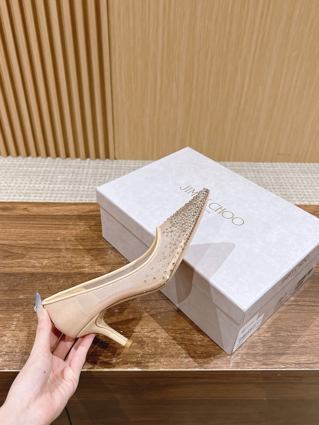 ua Ji*y Ch* pointed pumps 6.5cm